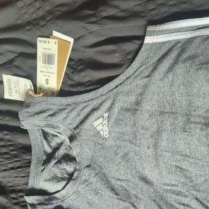 Adidas Heather Gray Sleeveless Top